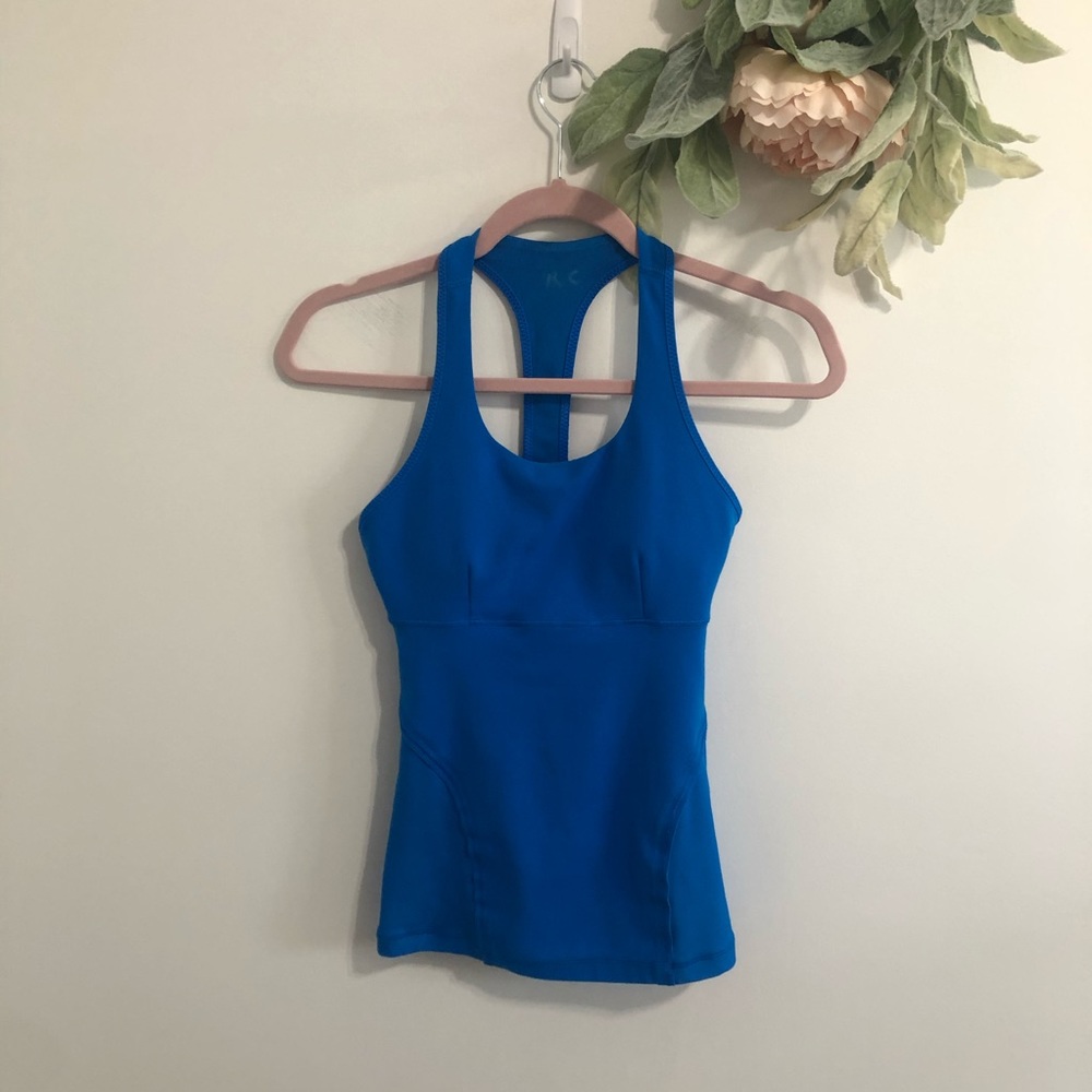 Deep Blue Lululemon Workout Tank w Built in Bra